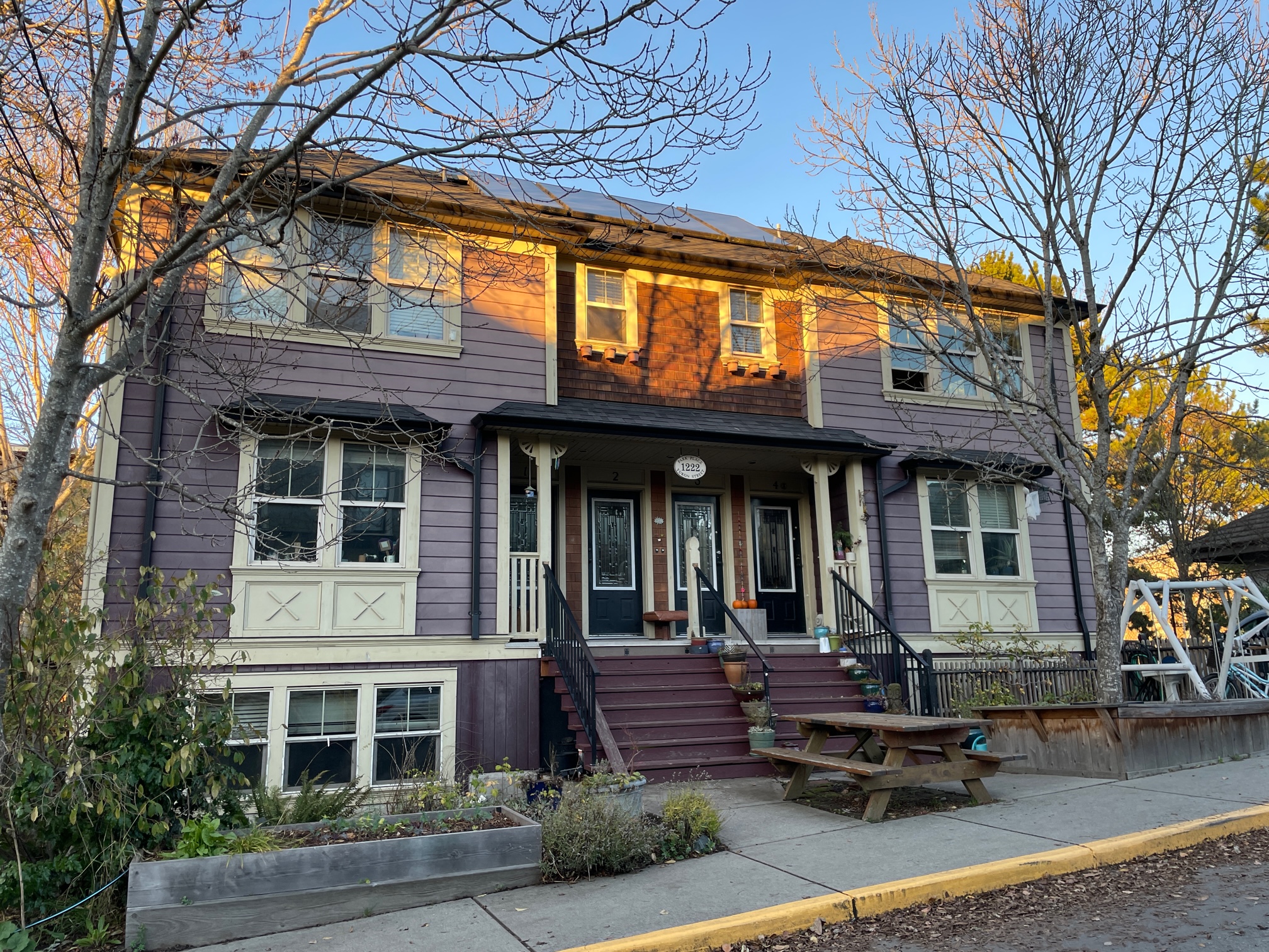 town house with only two dwellings